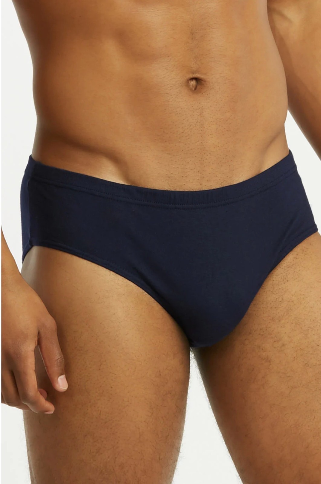 6 Pack Men’s ULTRA Solid Cotton Knocker Bikini Brief Underwear Assorted Colors L