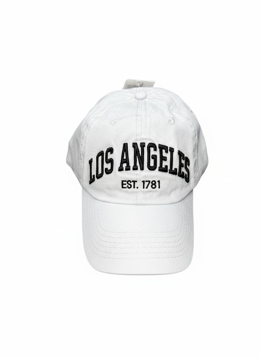 Los Angele Est 1781 Baseball Cap 3D Embroidered Robin Ruth Unisex Adult Hat