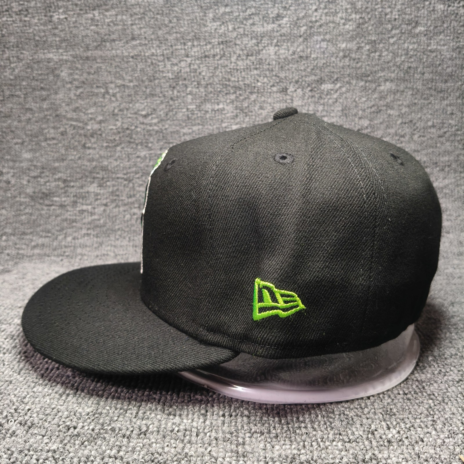 New Era Hillsboro Hops 59FIFTY Fitted Black Size 7 MiLB Hat