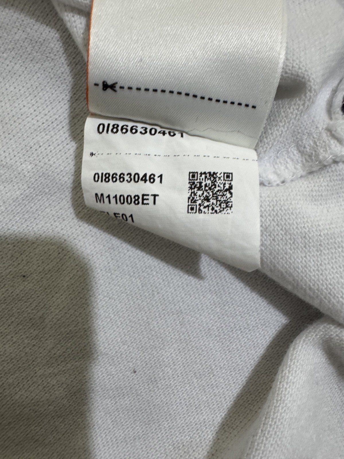 Superdry Premium Athletic Polo Shirt Men XXL Fits L/XL White Distressed Varsity