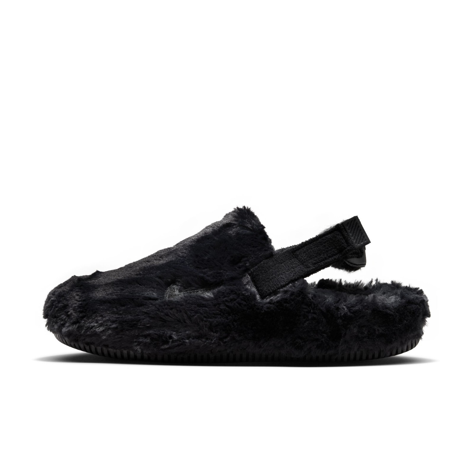 Nike CALM SLIDE SE Women’s Fuzzy Black FZ3119-001 Basic Active Slides