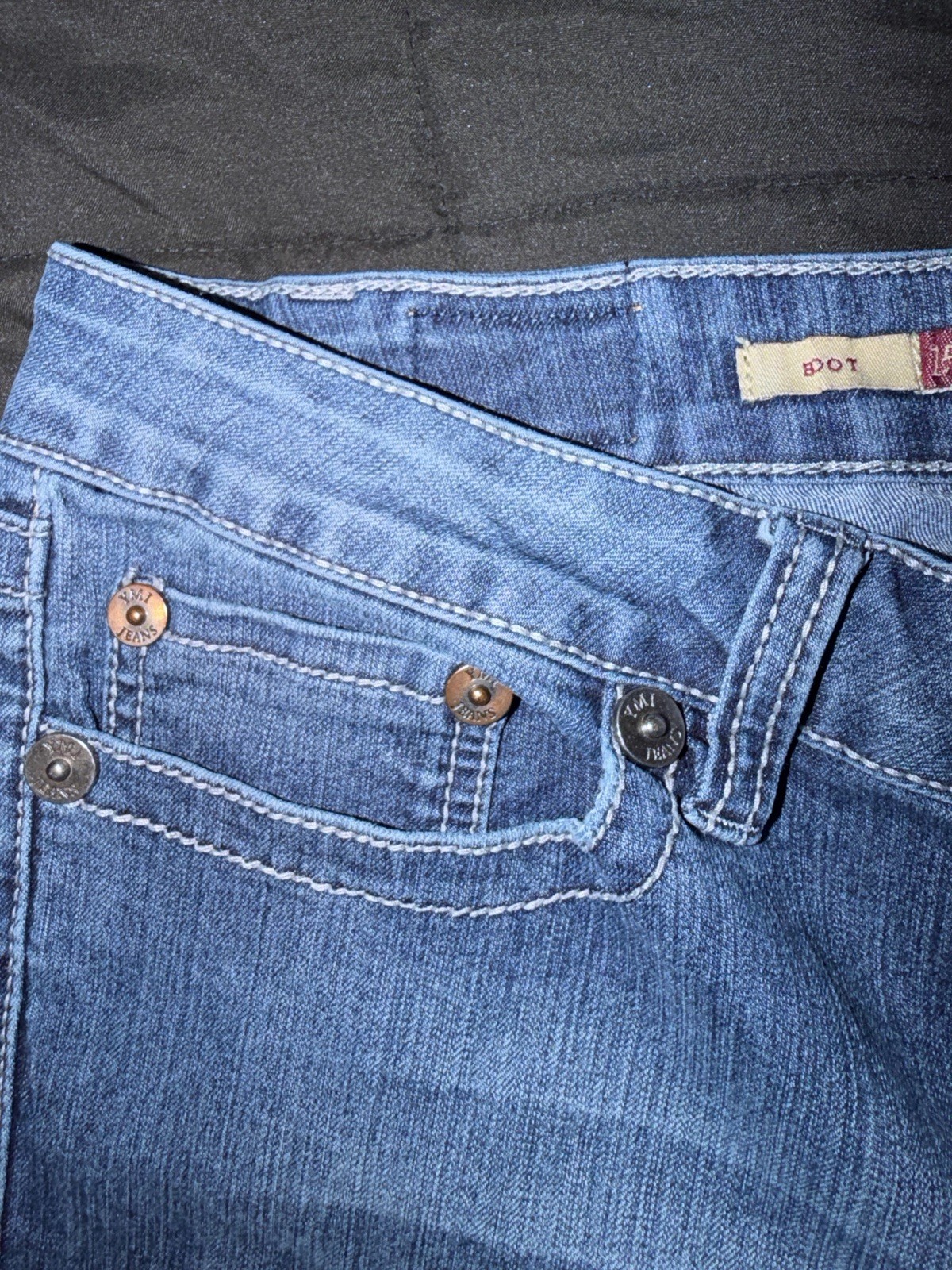 Bootcut Denim Women’s Size 15 Blue Mid Rise Cotton Blend