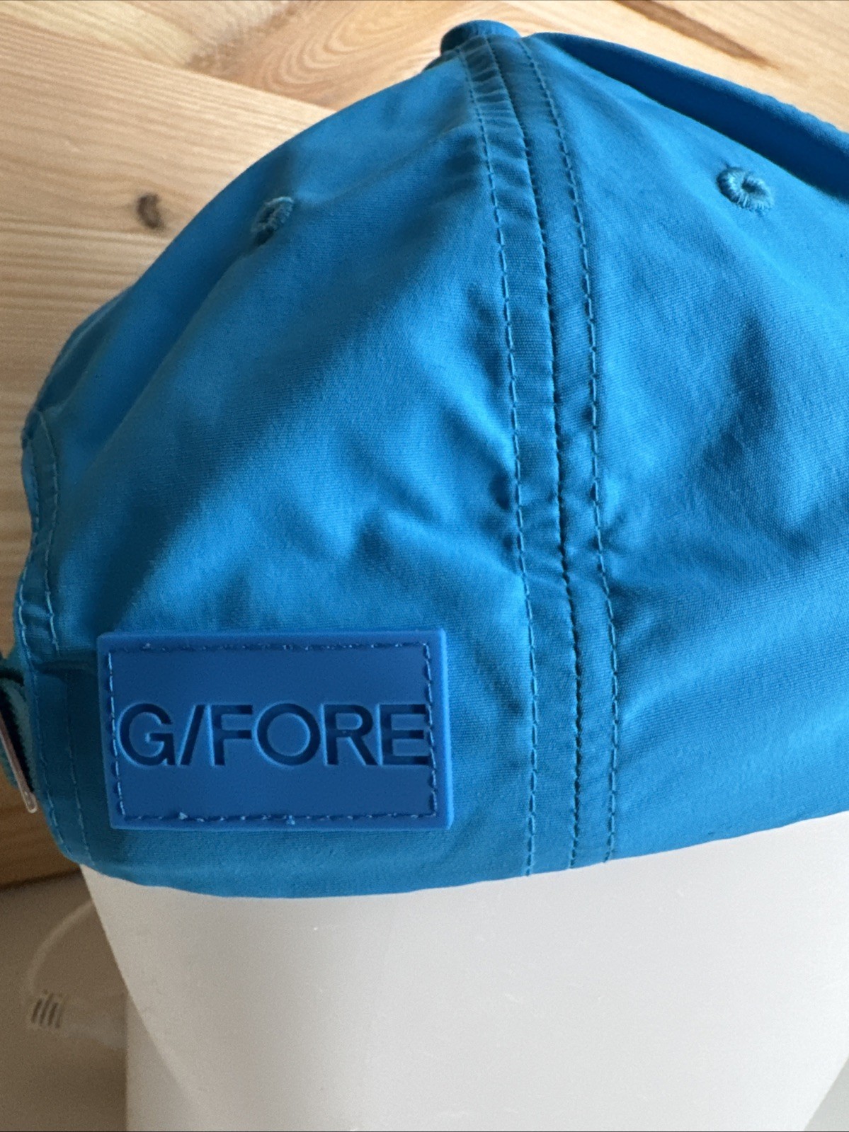 G/FORE NWT “No 1 Cares What You Shot” Patch Golf Hat Cyan/Blue NWT $45