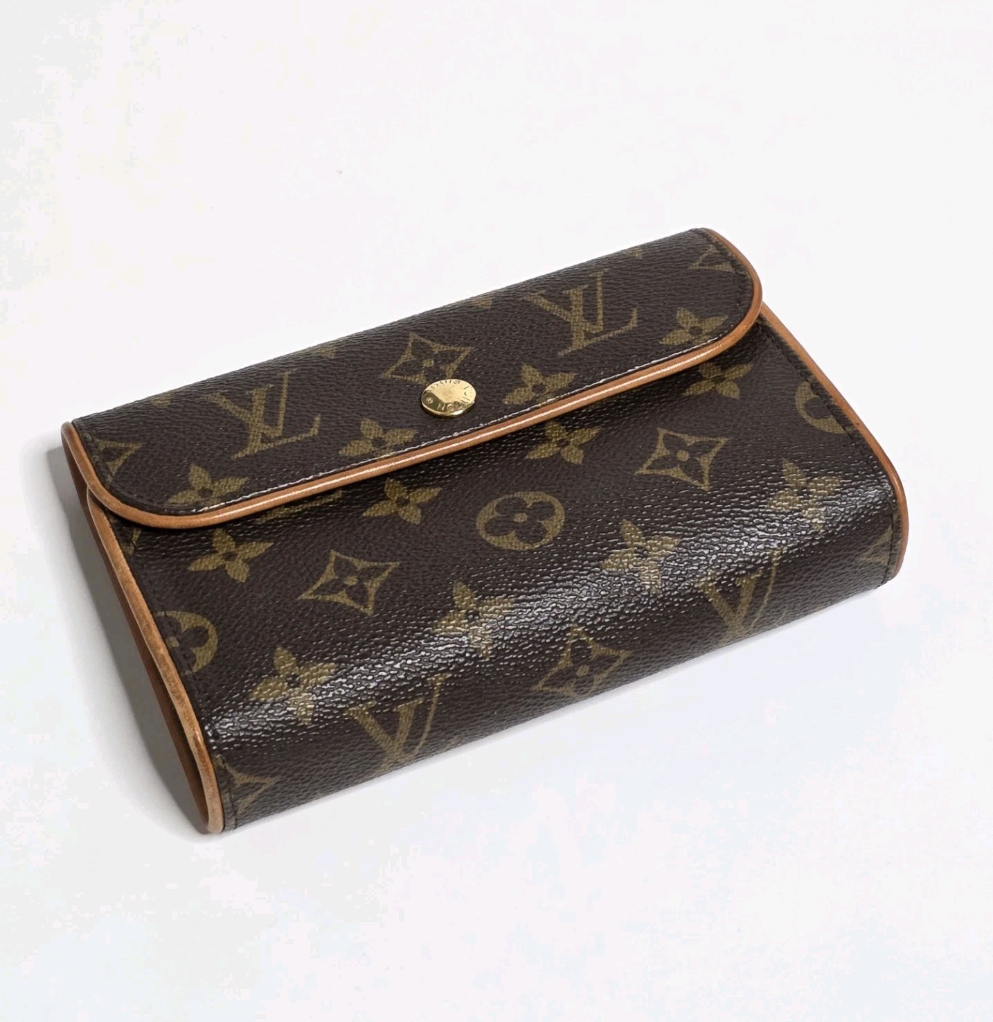 Louis Vuitton Pochette Florentine Leather Belt Bag Clutch Wallet