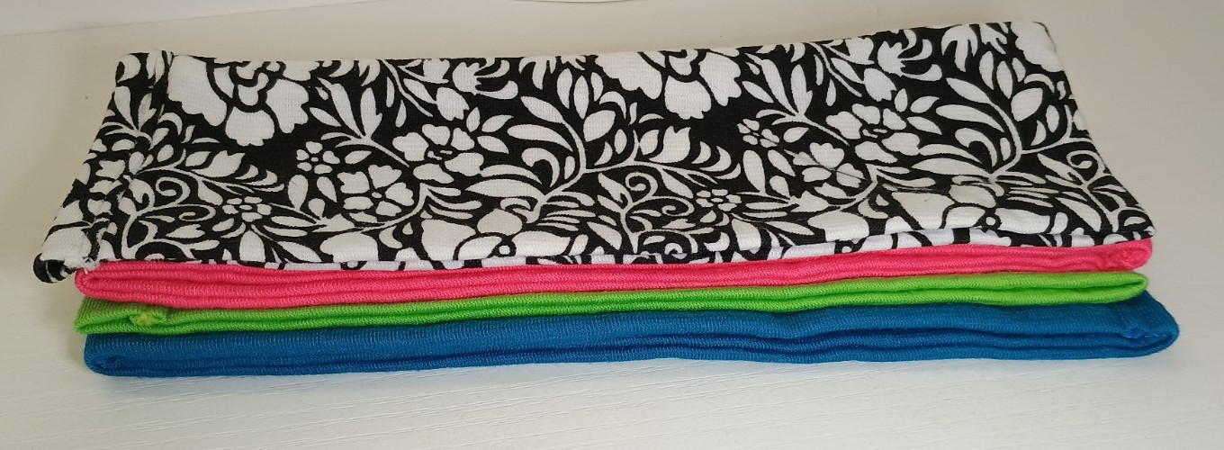 Wide Stretch Basic Headwraps – 4 Colors