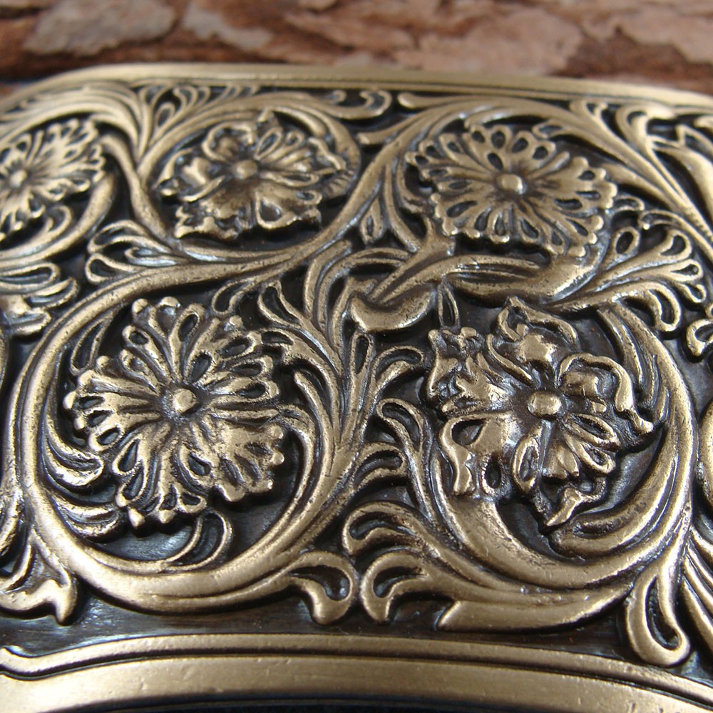 Heavy duty Solid Brass Belt Buckles For 1.5″ Plate Pin western Buckle Z167