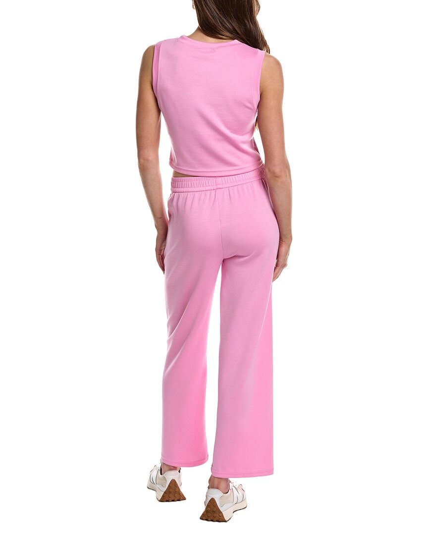 Marion 29In 2Pc Crop Tank & Wide Leg Pant Lounge Set Women’s