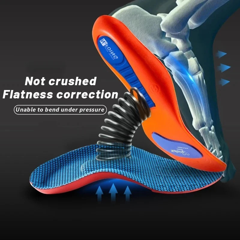Sport Orthopedic Insoles for Feet Men Women EVA Breathable Shock Absorption Shoe