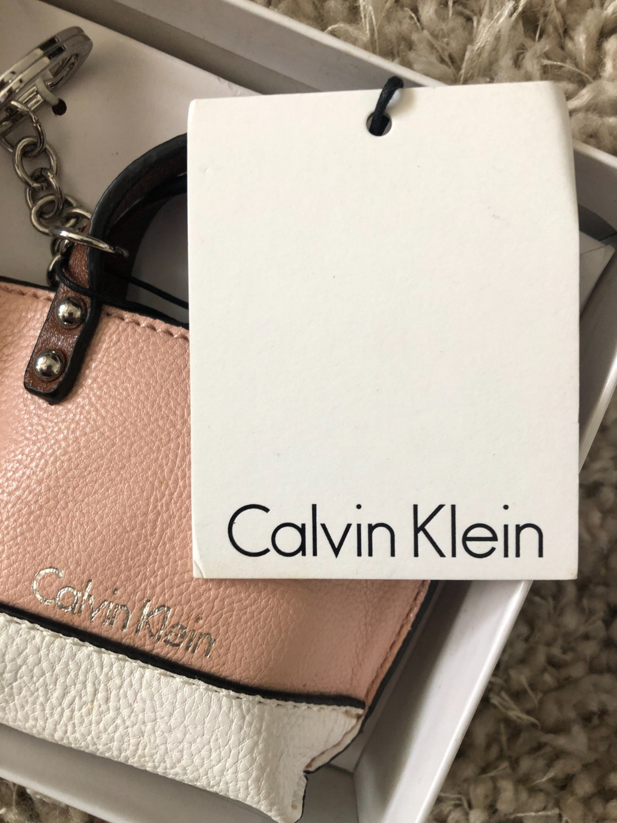 New in Box Calvin Klein Mini Bag Charm / Keychain- $38.00 New