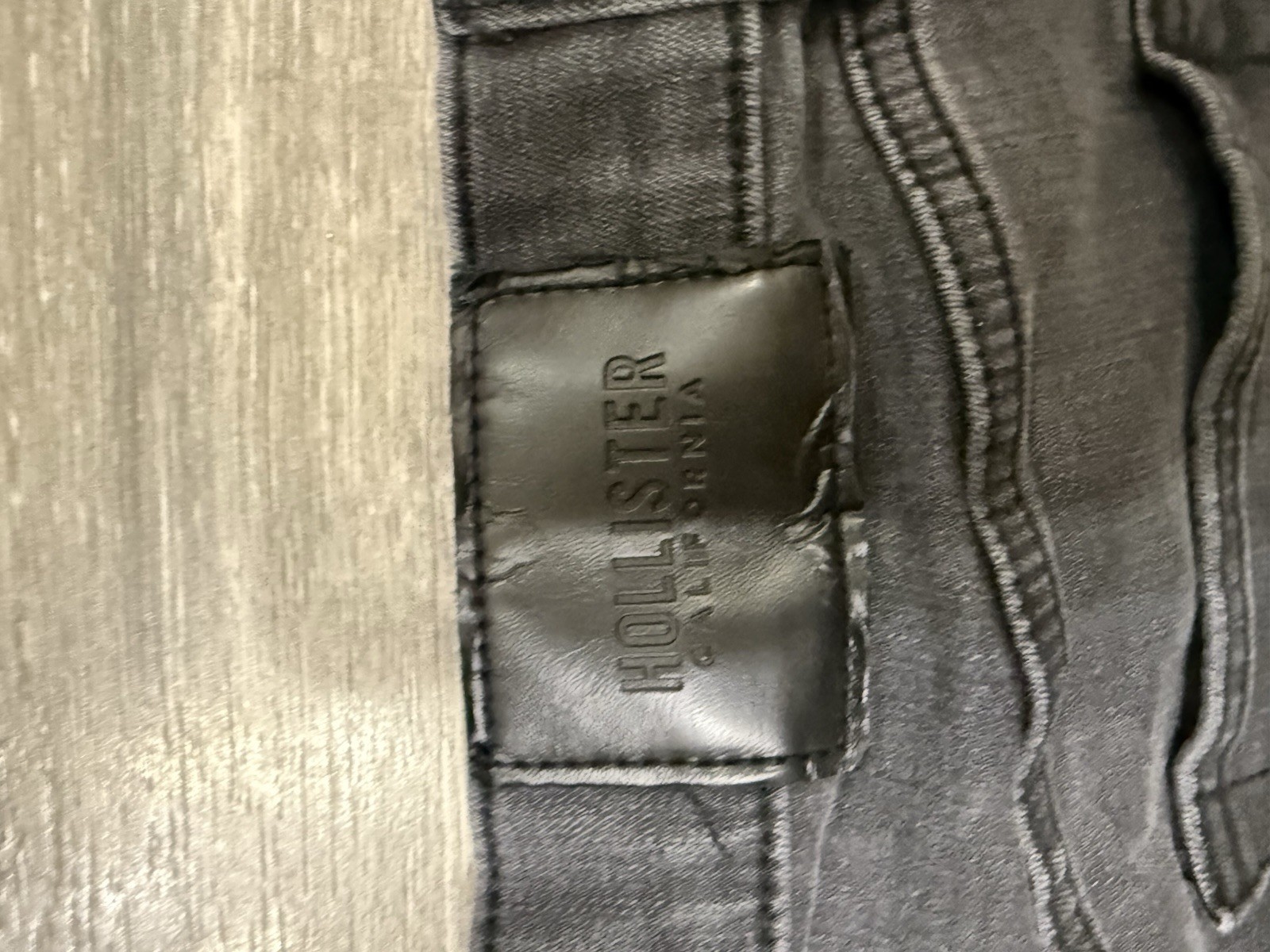 Hollister Faded Black Distressed Skinny Jeans29x30 Men’s