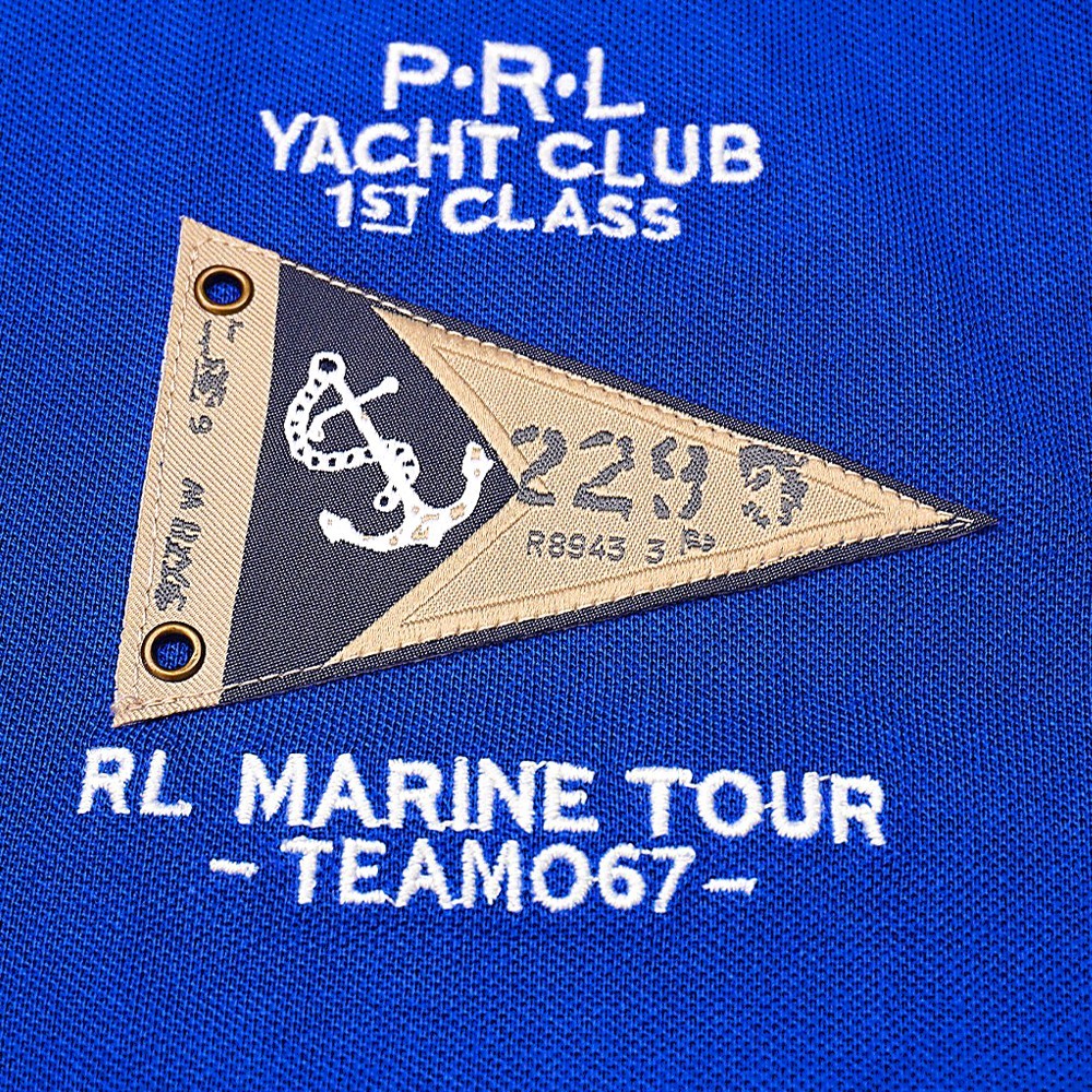 Polo Ralph Lauren PRL Yacht Club Men’s Polo Shirt Blue Size M Custom Fit