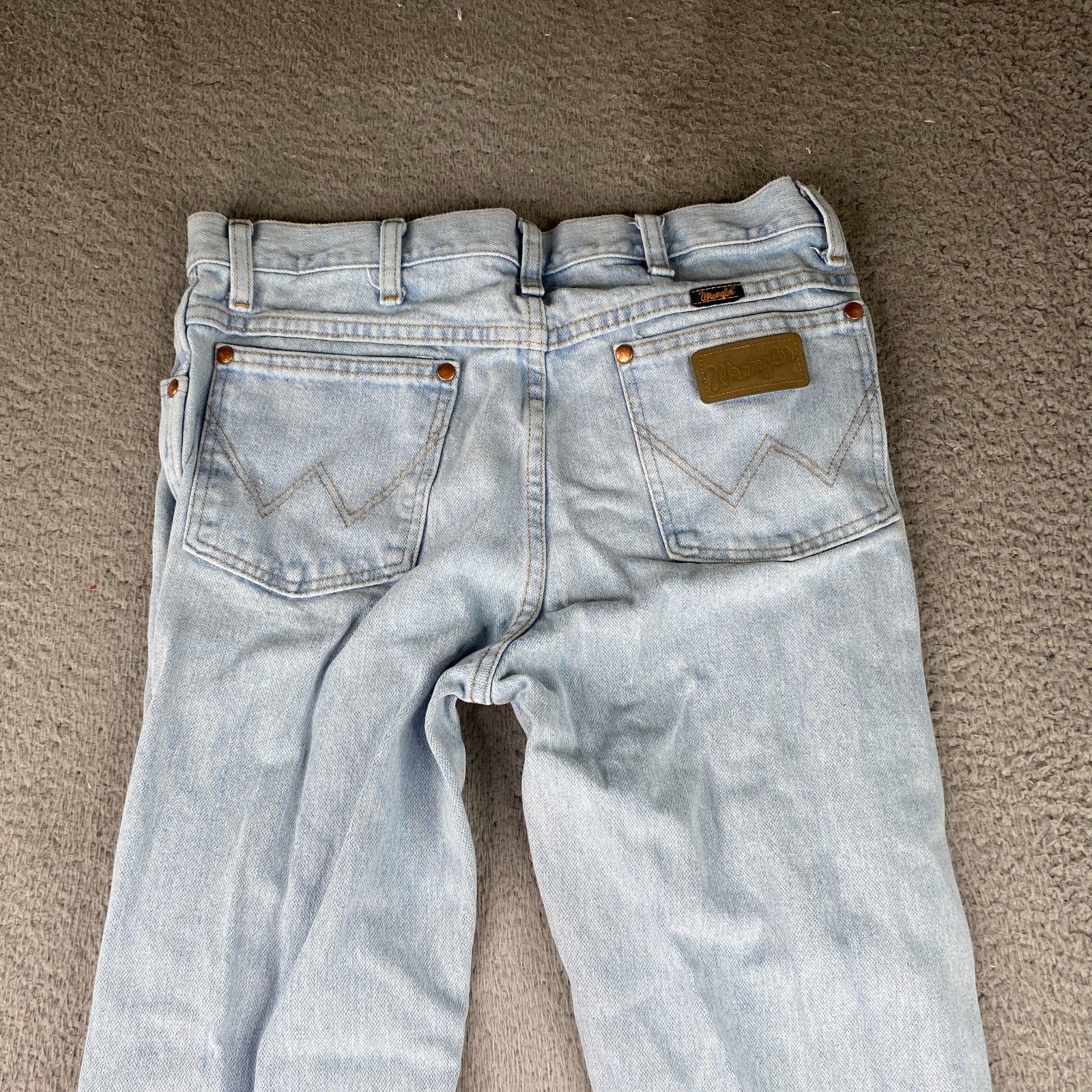 Wrangler Jeans Mens 32×31 Blue Cowboy Cut Slim Fit Denim Western Rodeo 936GBH