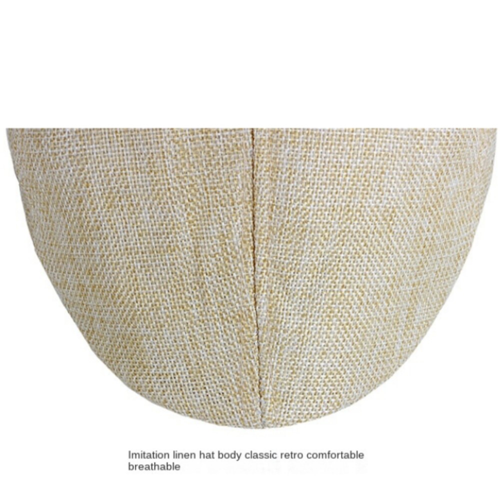 Woven Flat Gatsby Cap Mens Summer Sun Flat Cabbie Newsboy Ivy Hat Golf Driving