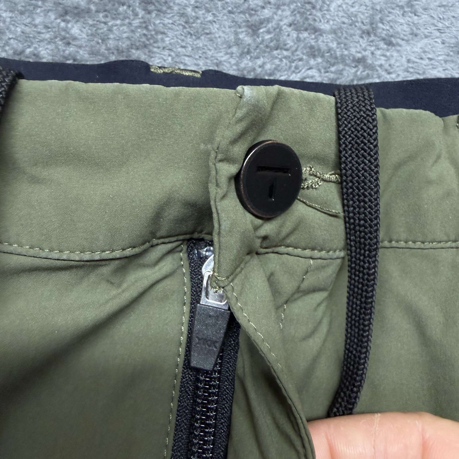 Truewerk Cloud Pants Men XL Green Workwear Utility Outdoor Performance