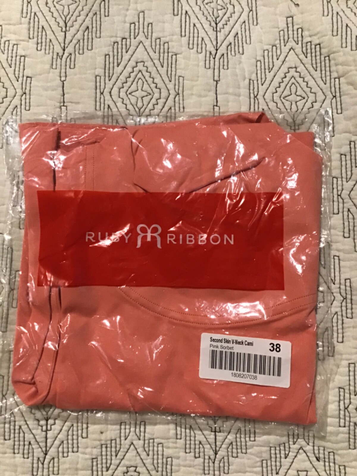 RUBY RIBBON SECOND SKIN V NECK CAMI #1808 NEW!