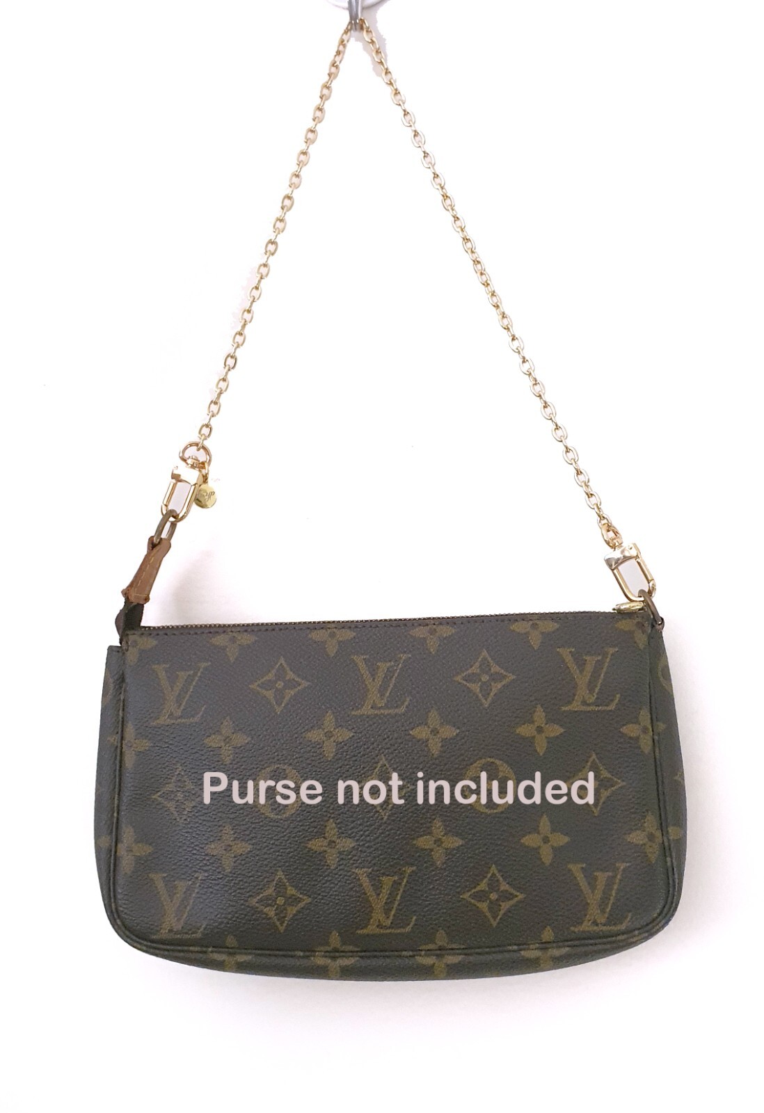 Gold Shoulder Strap Short Oval Chain 50cm/ 19.6″ for pochette accessoires clutch