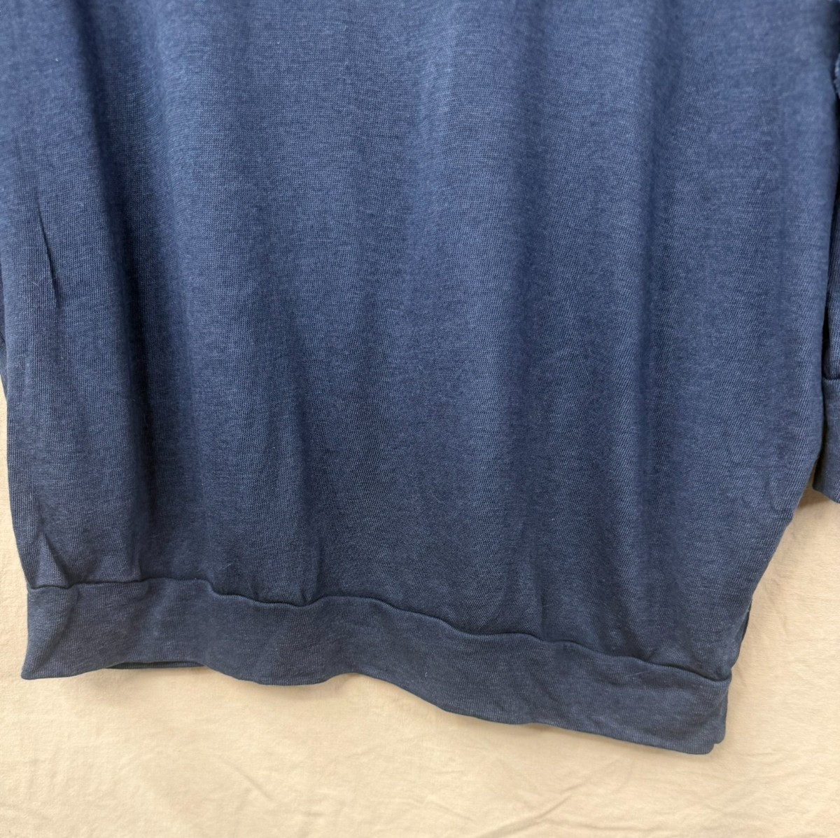 Express One Eleven Ruffled Dolman Top Navy Blue Size Small