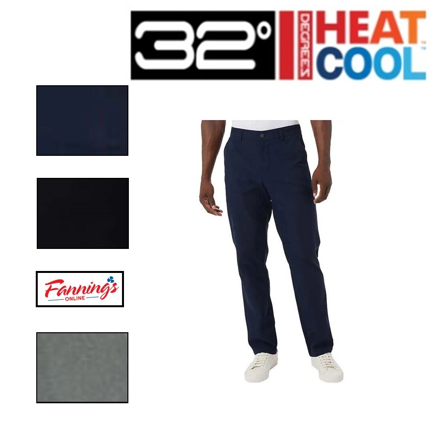 32 Degrees Men’s Twill Tech Pant Belt Loops J51