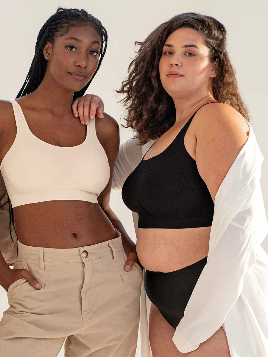 Shapermint Essentials Everyday Comfort Straps Wireless Shaping Bra, L, M, 3XL,