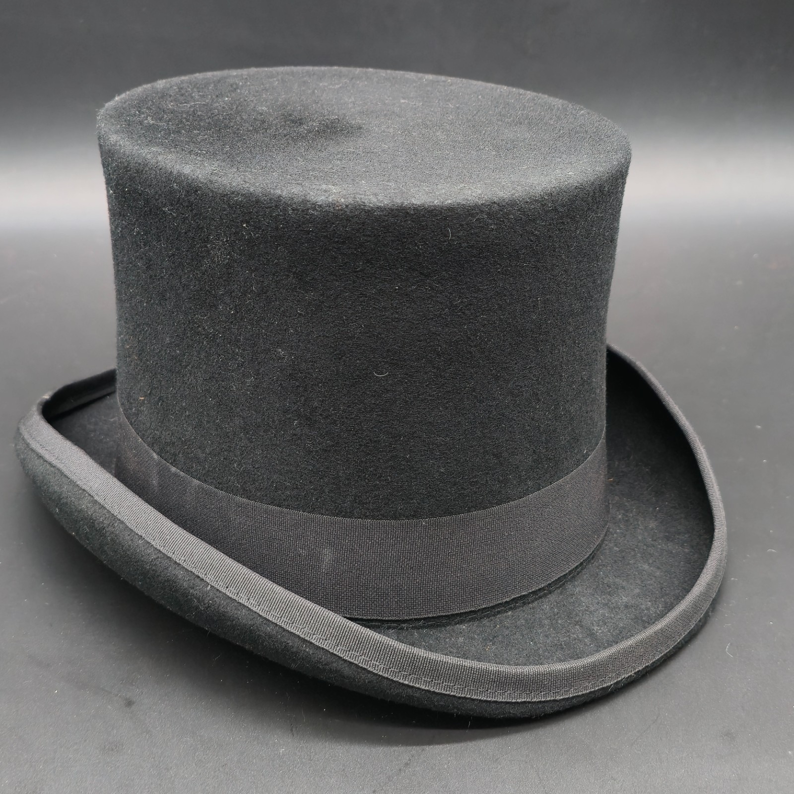Vintage Wool Victorian Steampunk Mad Hatter Top Hat Magic Hat Gentlemen Theatre