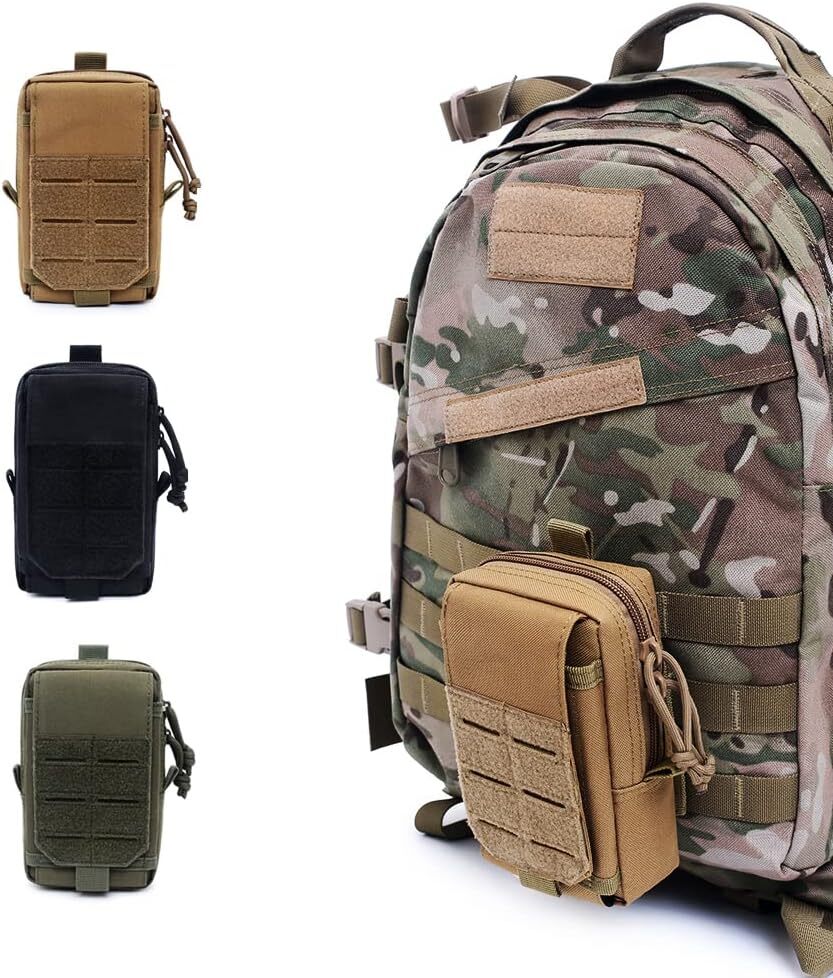 Tactical Molle EDC Pouch Cellphone Pouch Holder Utility Gadget Organizer Bag US