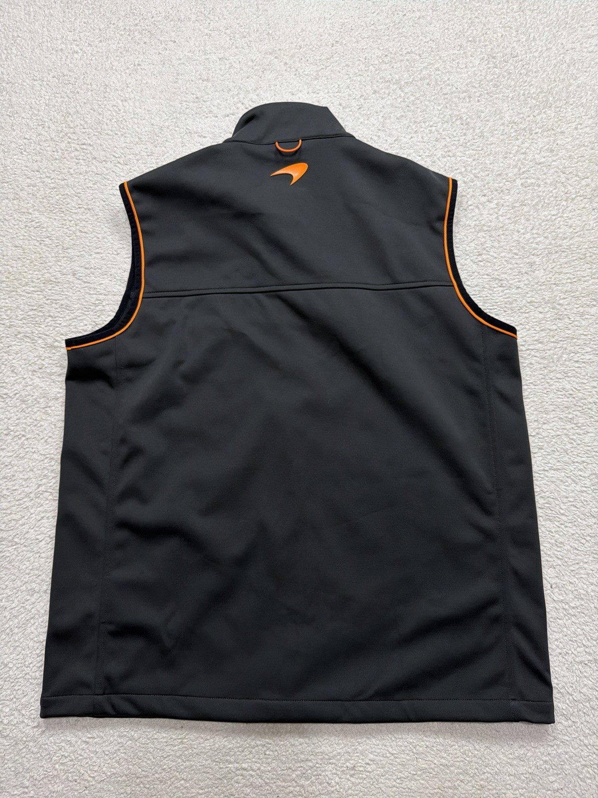 McLaren Mens Formula One Racing Vest Large(US) Dark Gray Full Zip VMware