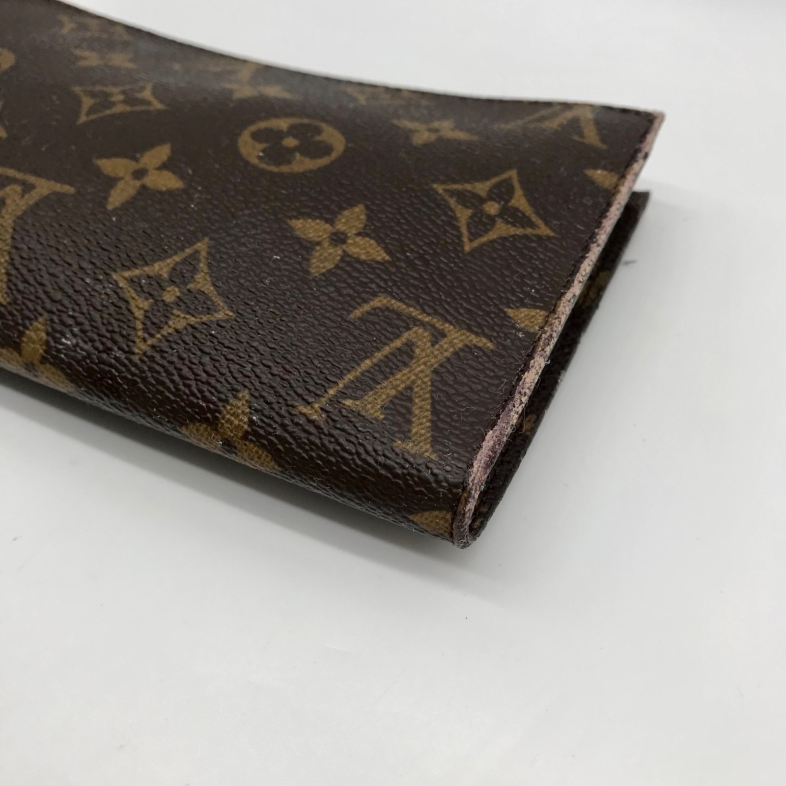 Louis Vuitton Brown Monogram Leather Pouch