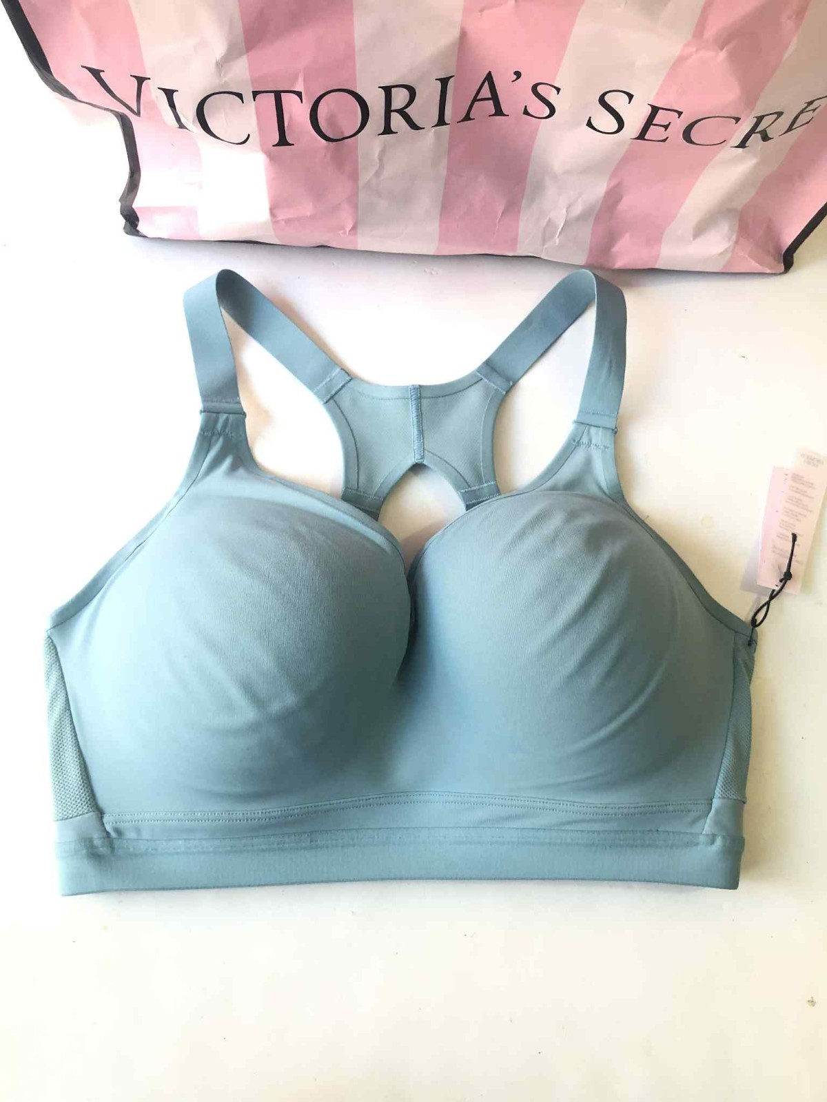 Victoria’s Secret VSX Incredible Max Sports Bra Color Sky Blue NWT