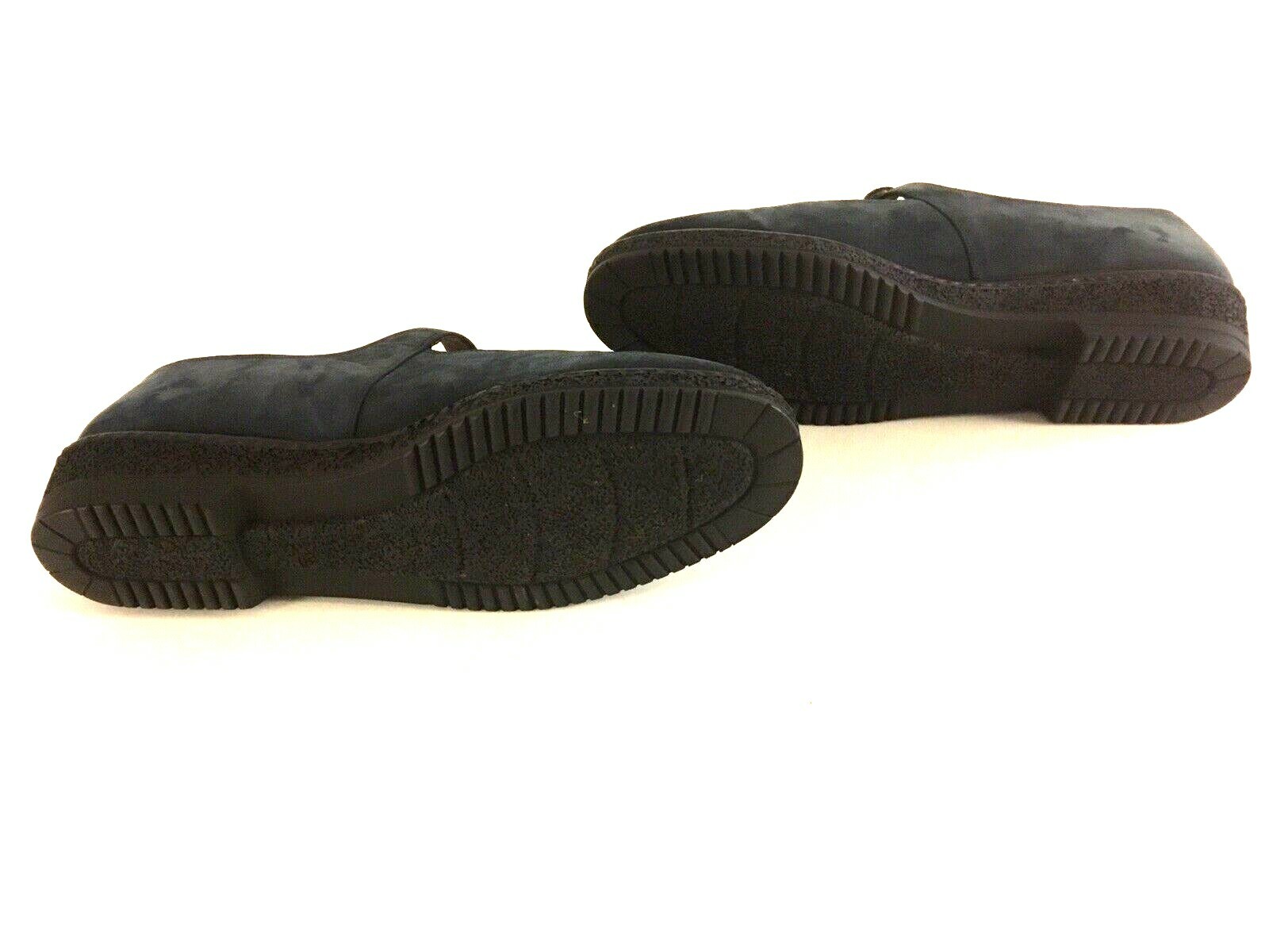 FITS by Theresia Blue Suede Mary Jane Loafer Size 9