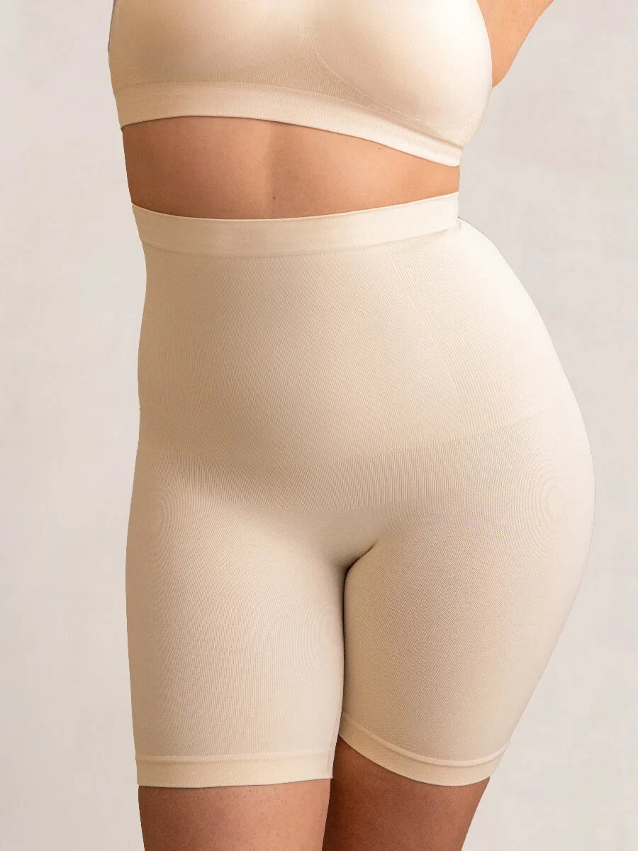 Empetua by Shapermint Women’s Size XL/XXL Beige High-Waisted Shaper Short NWT