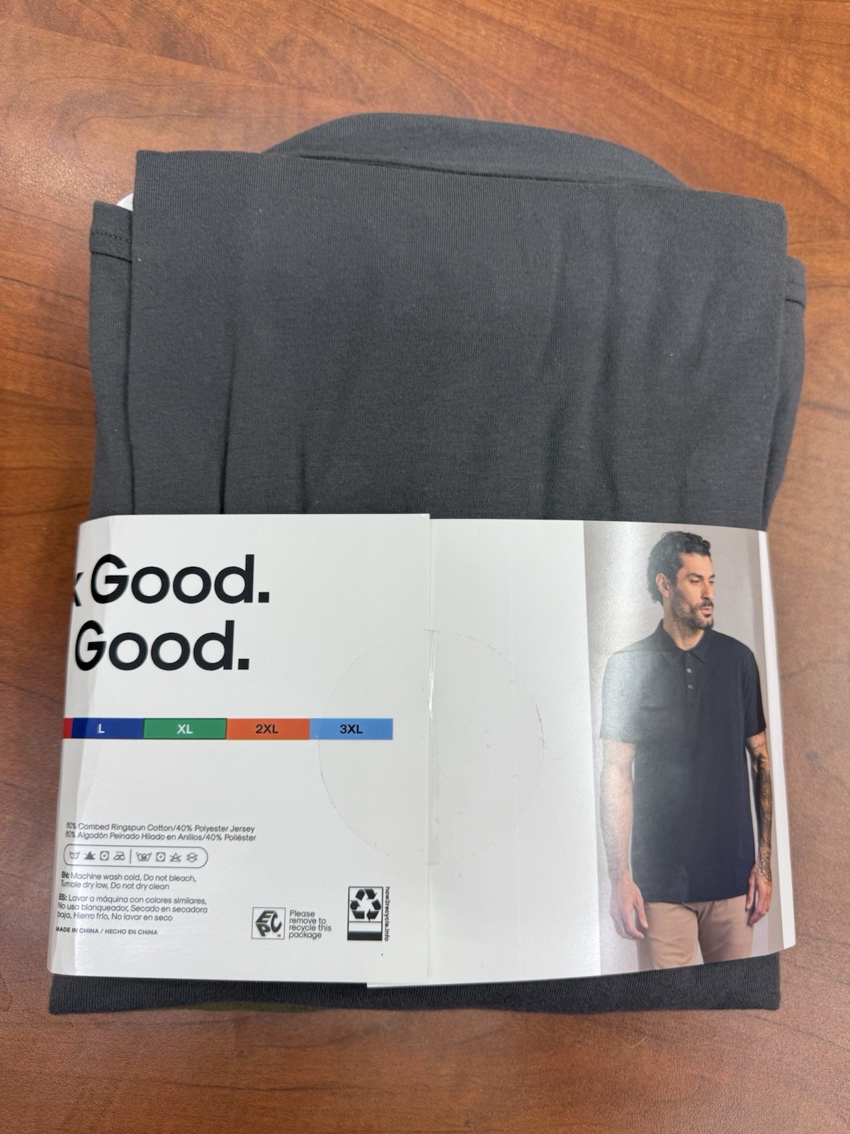 True Classic 3 Pack Classic Polo Size XL – Black/Green/Grey