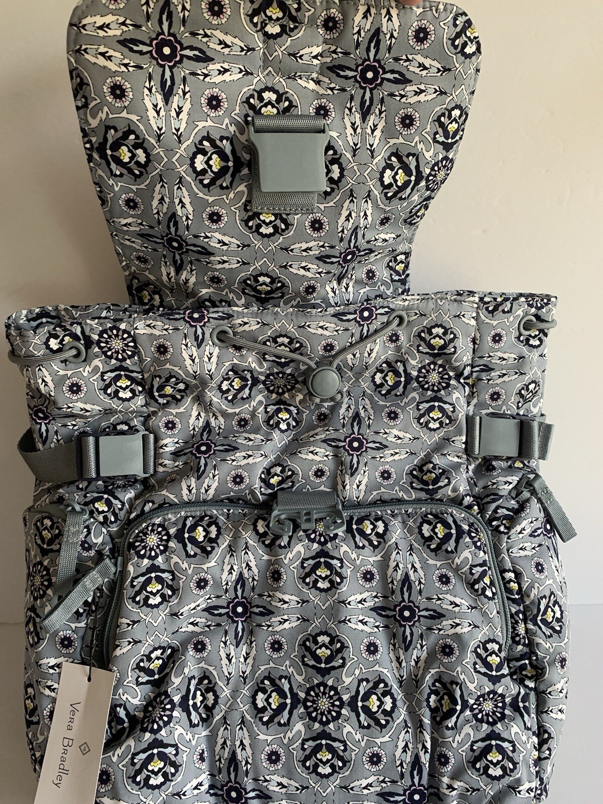 Vera Bradley NEW with Tags Plaza Tile Utility Backpack