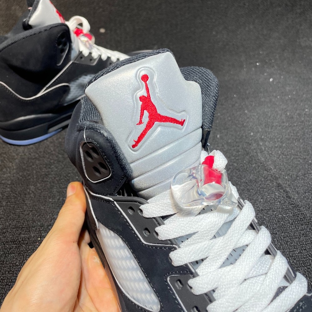 HF3975-001 AJ 5 Retro OG Black Metallic Reimagined Men’s