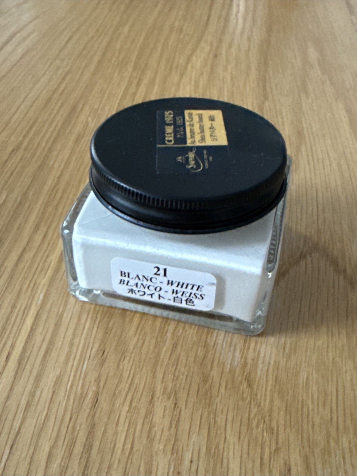 Saphir Medaille D’or Creme 1925 Blanco #21 Leather Shoe Polish