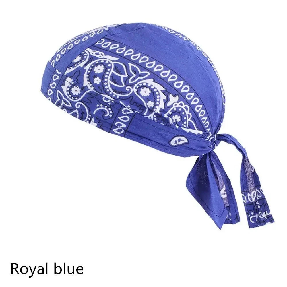 Elastic Motorcycle Wrap Biker Du Bandana Paisley Doo Rag Head Skull Cap Durag