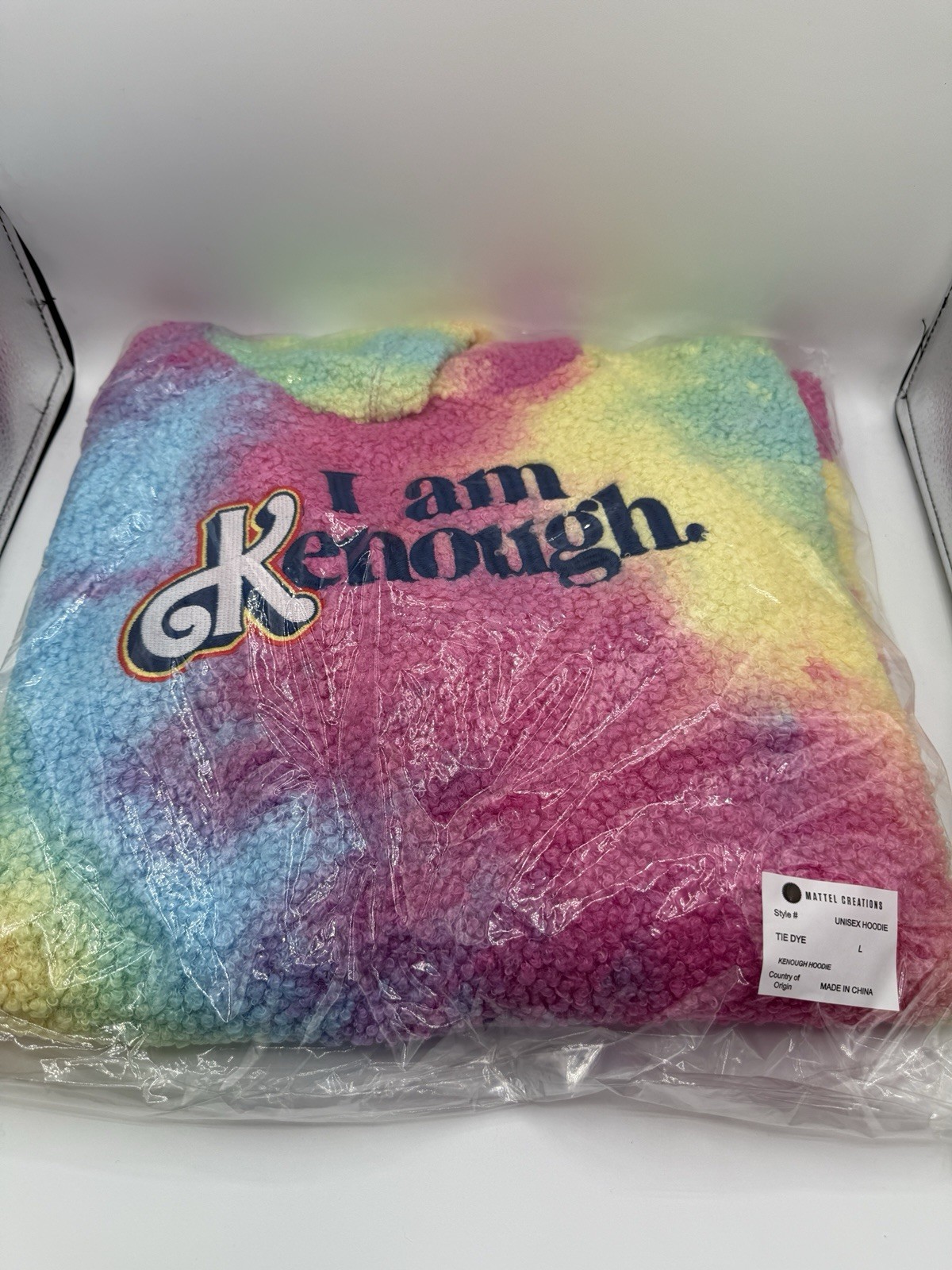 I am Kenough Fleece Hoodie Brand New Size L from the Barbie Movie!!