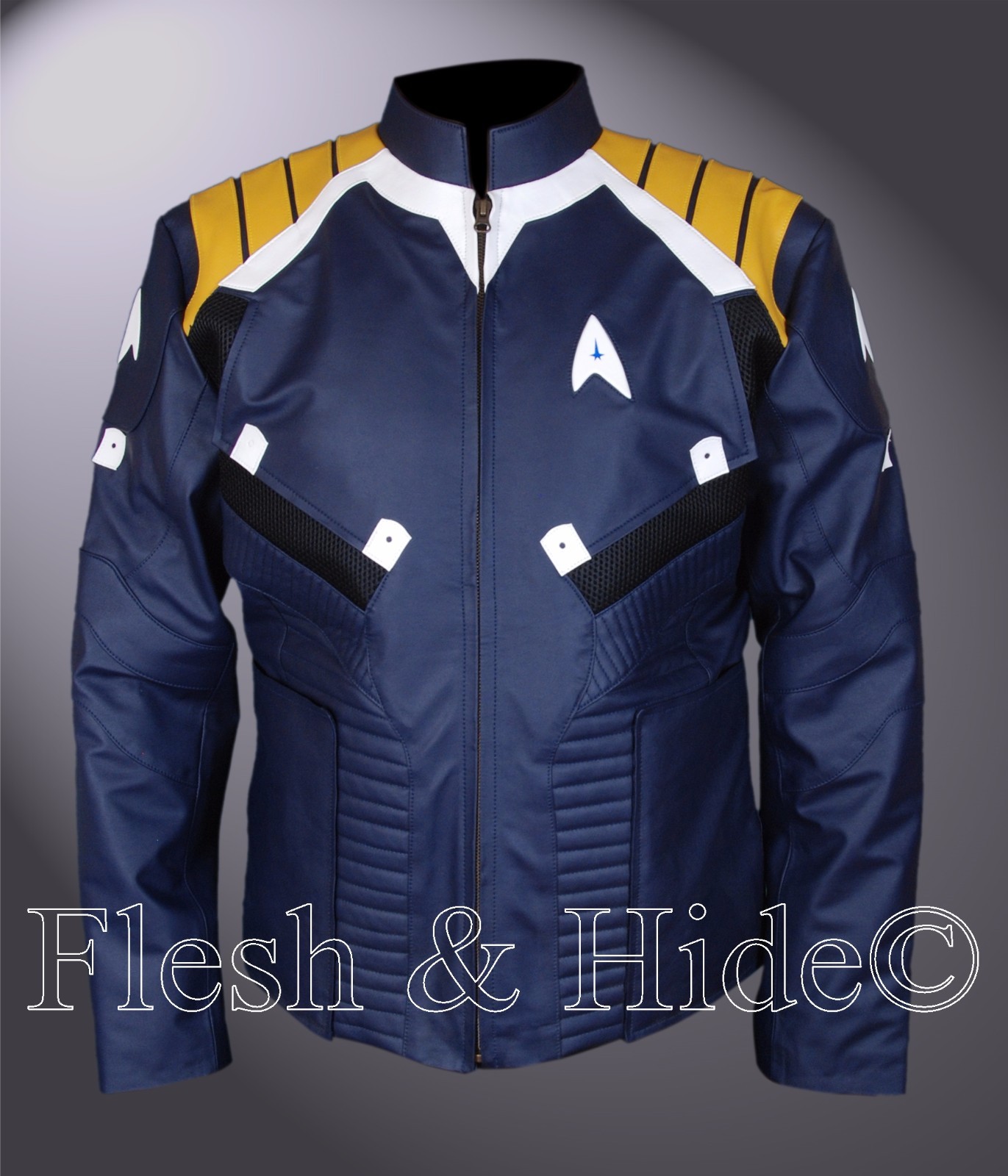 Dark Blue Chris Pine Star Trek Beyond Captain Kirk Jacket