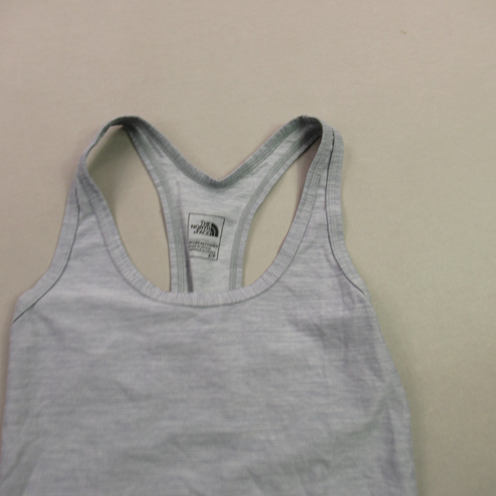 North Face Shirt Womens Small Sleeveless Crew Neck Lightweight Workout Gray