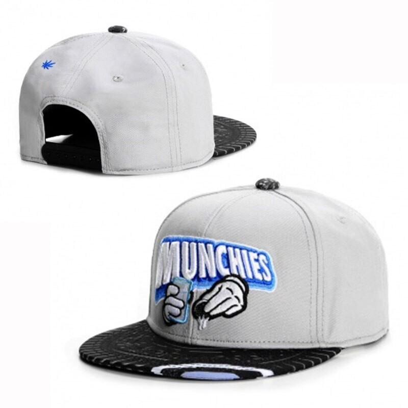 Adjustable Cap Munchies Snapback Donut Cartoon Game Animation Hip-hop Flat Hat