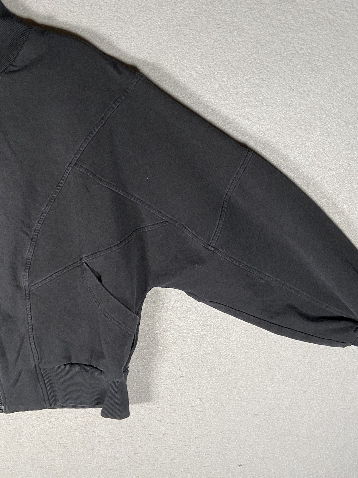 Varley Black Cortland Jacket Classic Sweat Athleisure Athletic Size M Womens