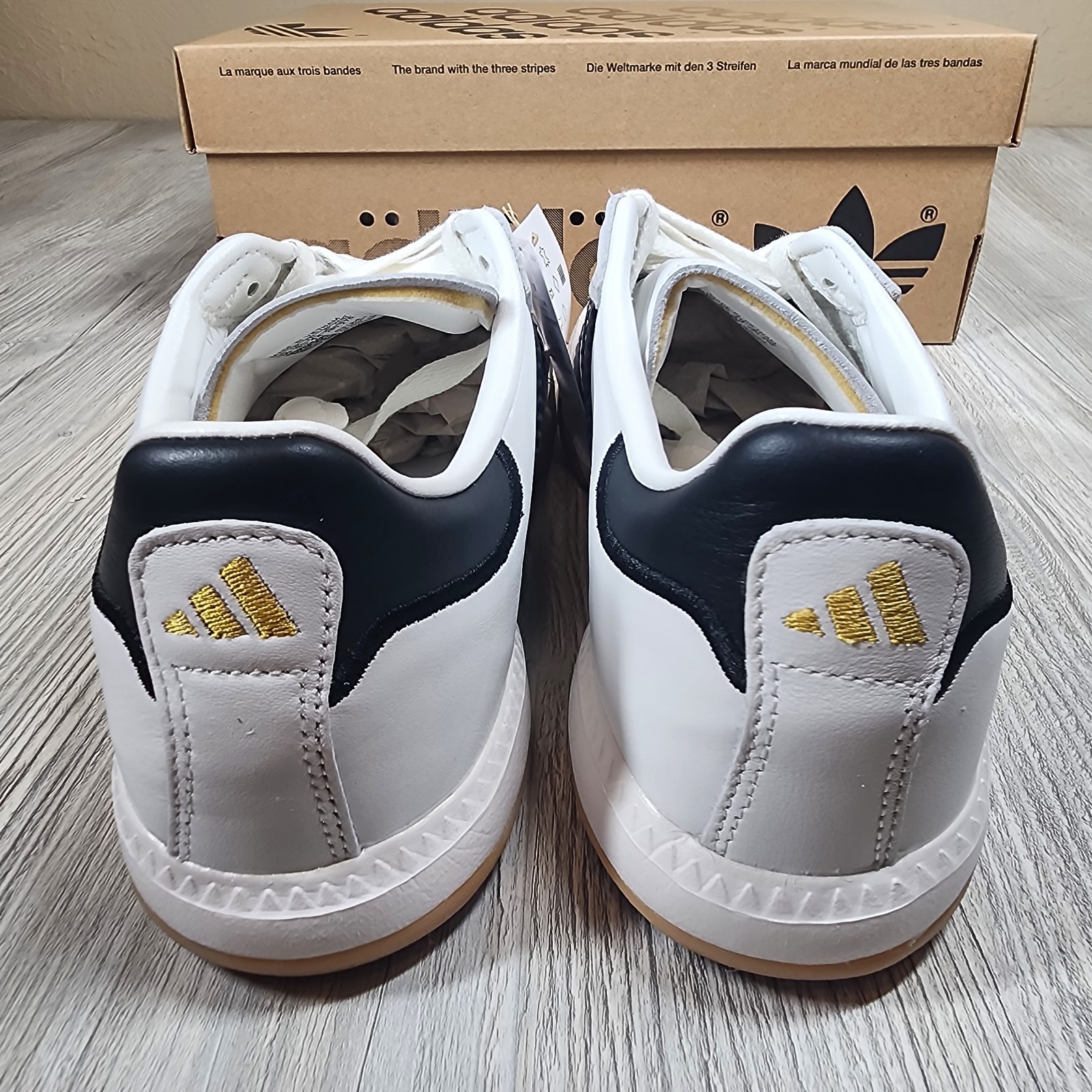 Adidas Originals Samba MN Sneaker White/Black Mens Sizes 9-13 New IF1953