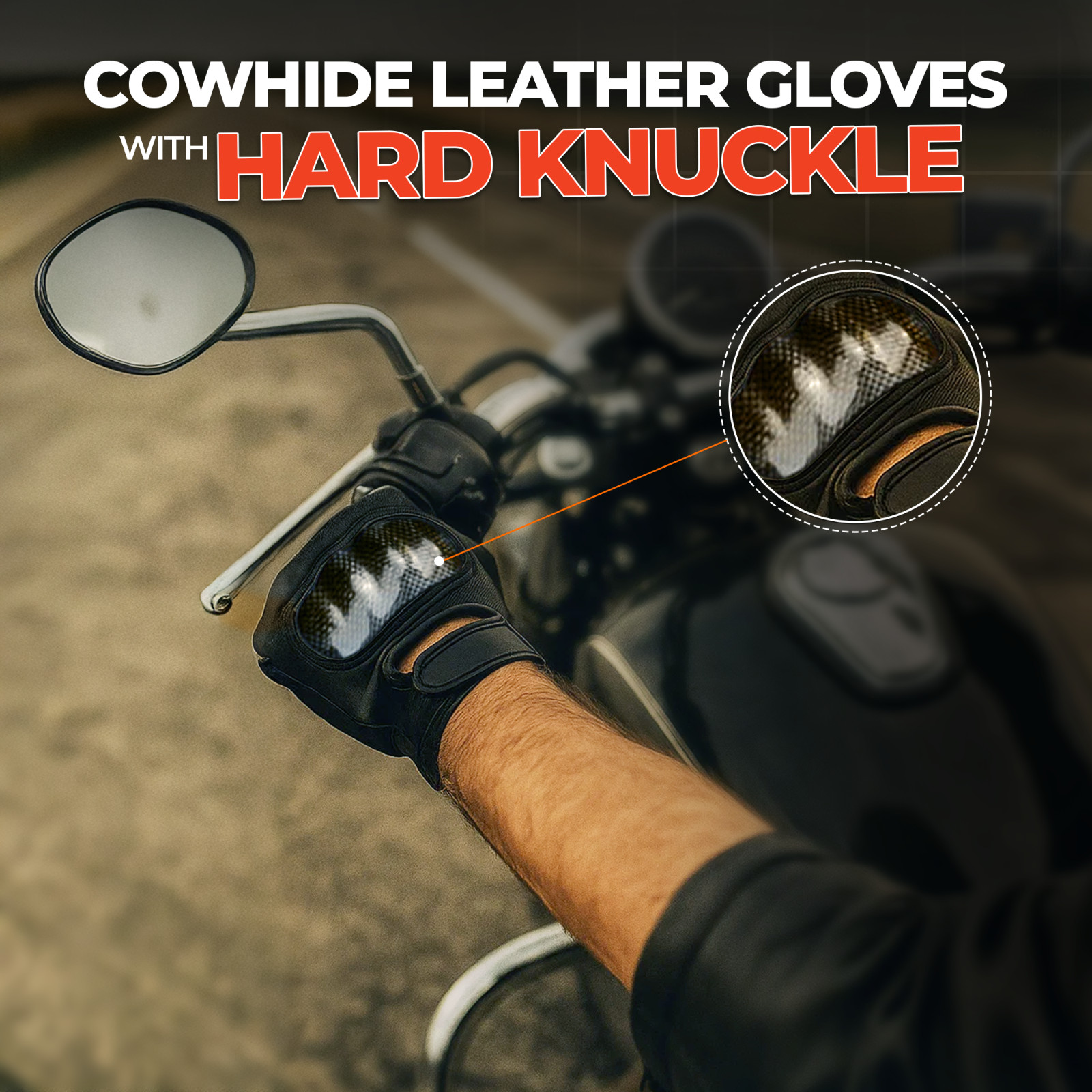 Men’s Tactical Fingerless Gloves Military Shooting Hard Knuckle Airsoft Gloves