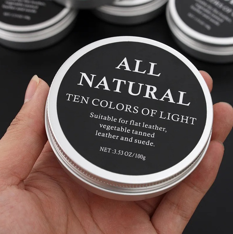 1pc 50g Mink Oil Leather Care Cream – Conditioner & Restorer for Shoes & Bags