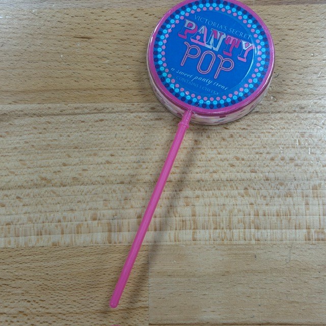 VTG Victoria’s Secret PINK Panty Pop Vintage VS Pink Cheeky on a Stick GIFT XS/S