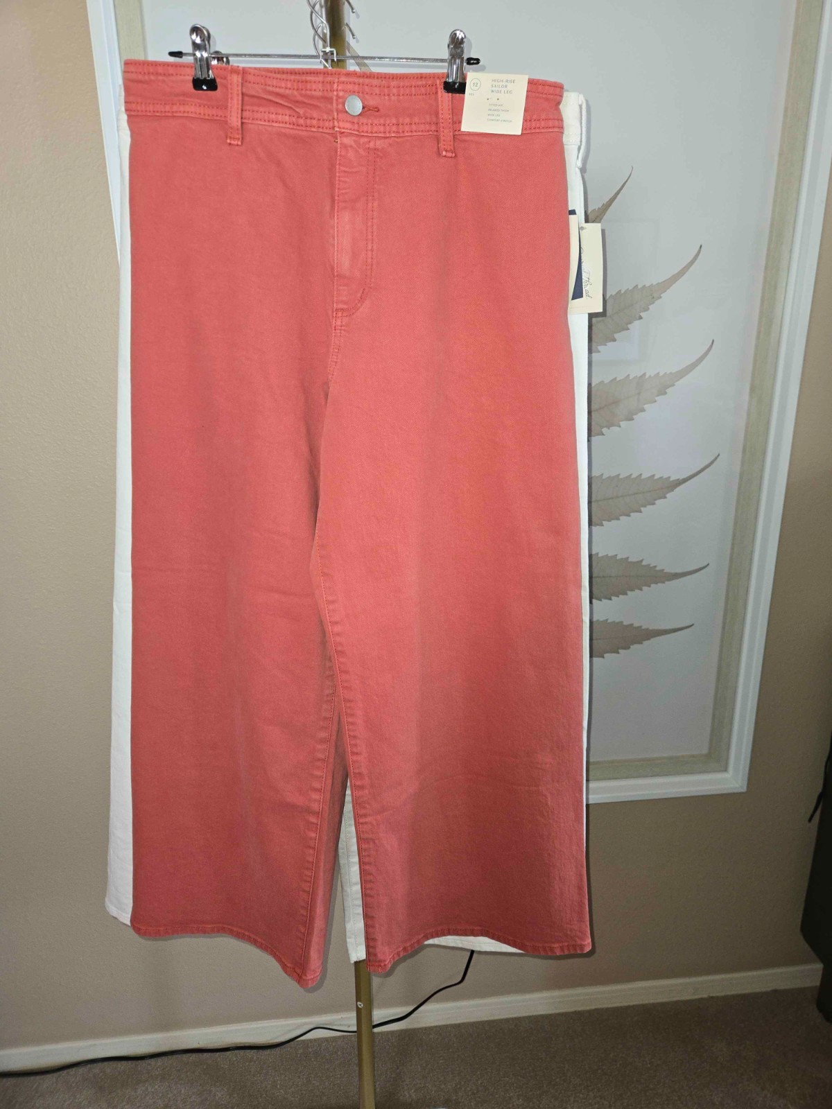 Universal Threads High Rise Sailor Wide Leg; Red, Terracotta, White or Blue