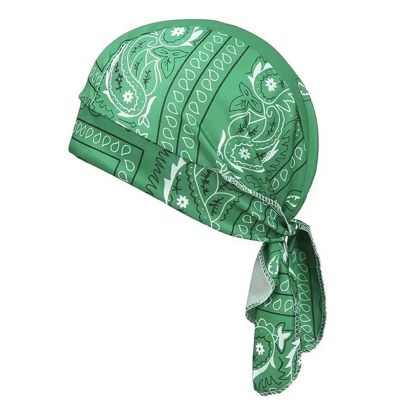 Elastic Motorcycle Wrap Biker Du Bandana Paisley Doo Rag Head Skull Cap Durag