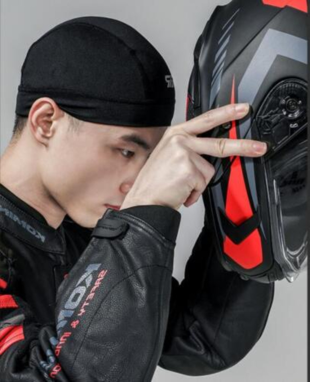 Paisley Doo Rag Head Skull Cap Durag Motorcycle Wrap Biker Du Do Black Bandana
