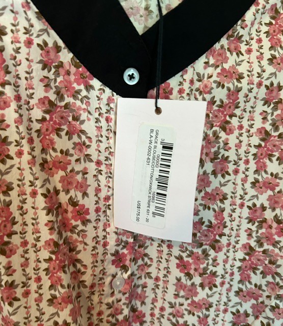 Batsheva Victorian Style Grace Blouse in Laura Ashley Fabric NWT