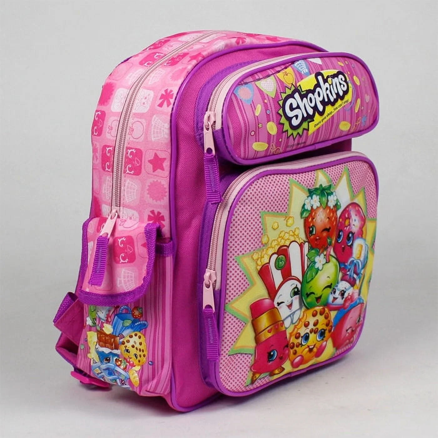 Shopkins Toddler SMALL Backpack 12”-Pink Brand New School backpack NEW With Tag