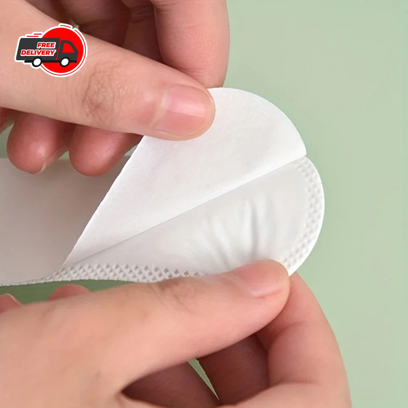 Sweat Absorbing Hat Pads 10/50/100pcs Adhesive Cap Liner Size Reducer